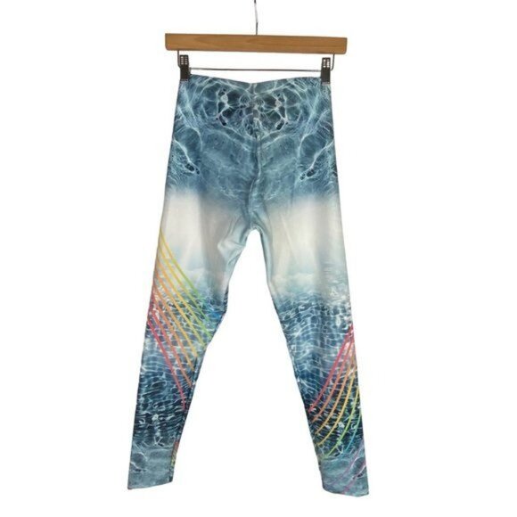 Leggings NWT Size XL Water Sea Print - Picture 2 of 7
